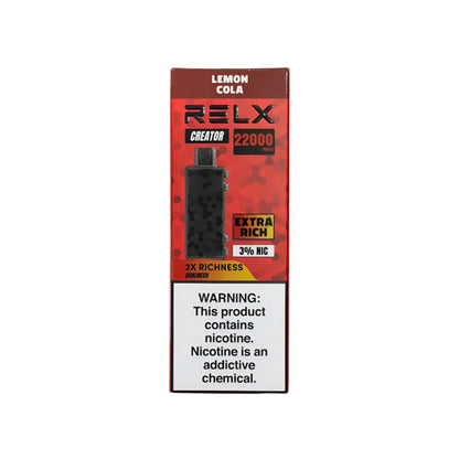 正品悦刻积木乐高RELX Creator 22000口烟弹/套装-多口味可选 (一代/二代杆弹通用） 仅烟弹 柠檬可乐