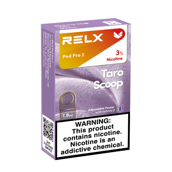 relx taro pods Authentic overseas version - Scoop taro ice cream Choose Flavor:Gummy Drop Cotton Candy Elf Bar FS70K Disposable