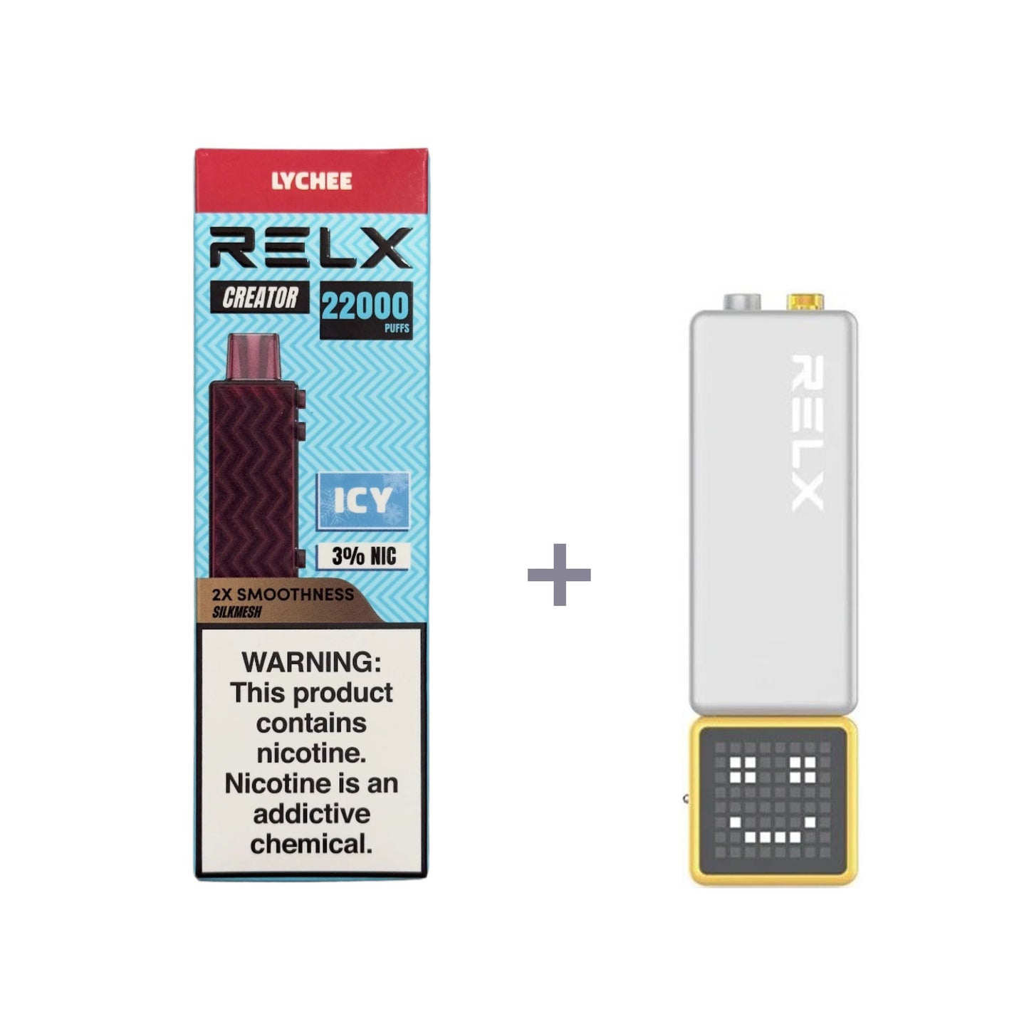 RELX Creator - Large capacity 18000 mouths - Double the richness