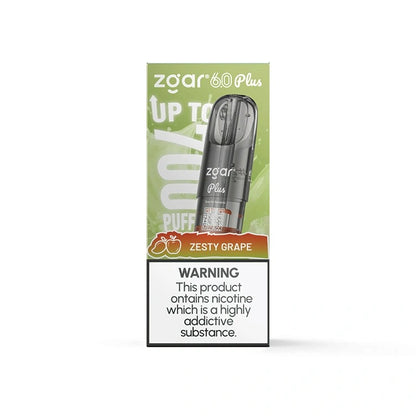 正品冰熊Zgar 6.0 PLUS 烟弹超大容量3.5ML(悦刻4/5/6/7代杆通用) 口味任选，三颗起售
