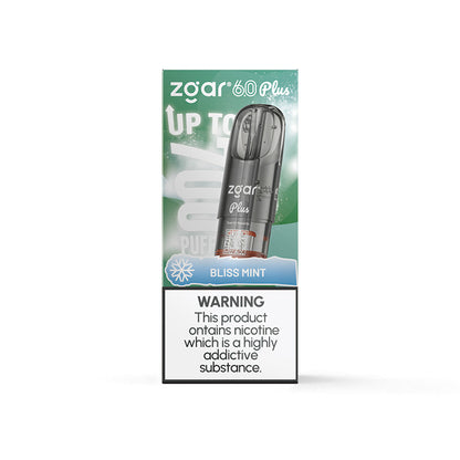 正品冰熊Zgar 6.0 PLUS 烟弹超大容量3.5ML(悦刻4/5/6/7代杆通用) 口味任选，三颗起售