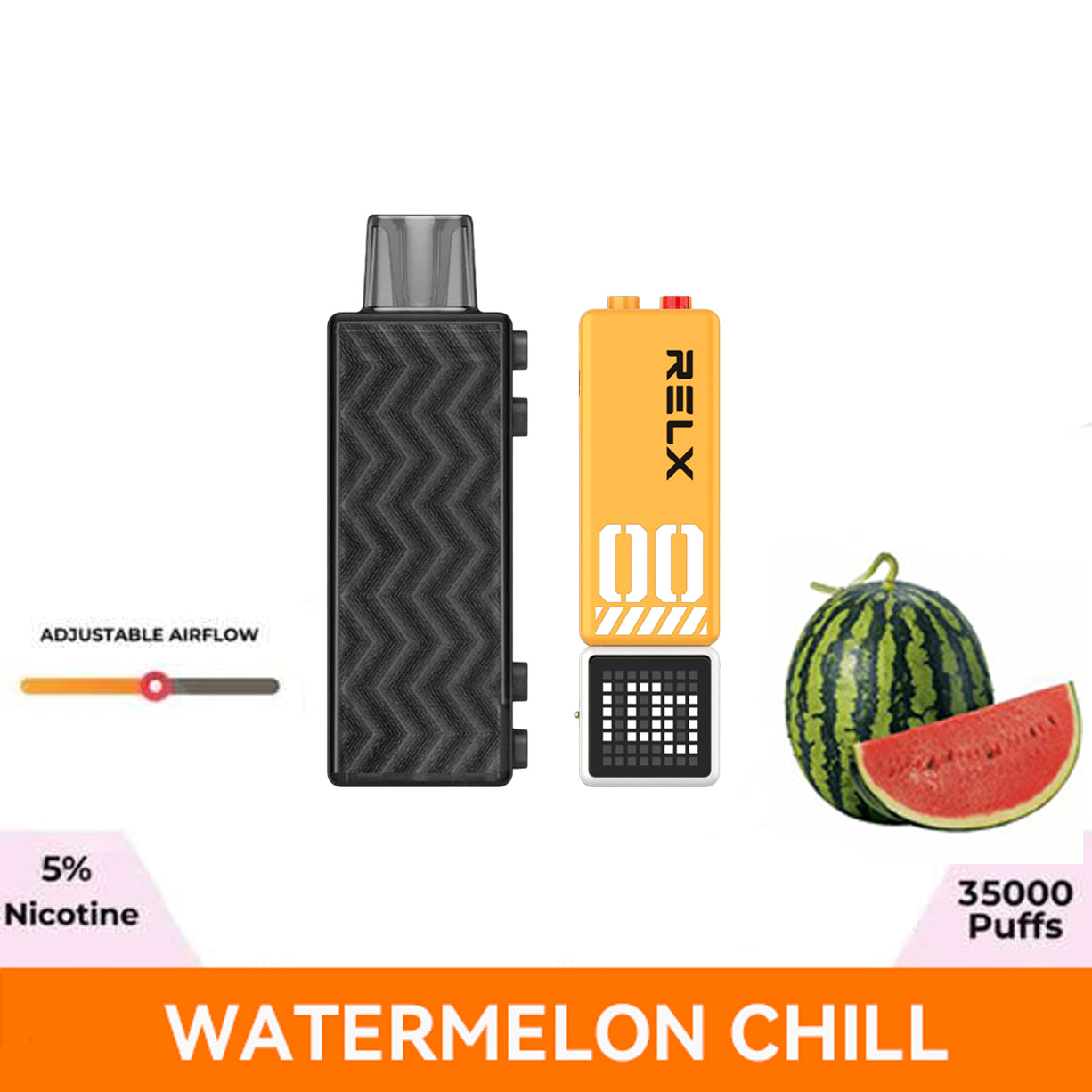 RELX Creator - Large capacity 18000 mouths - Double the richness