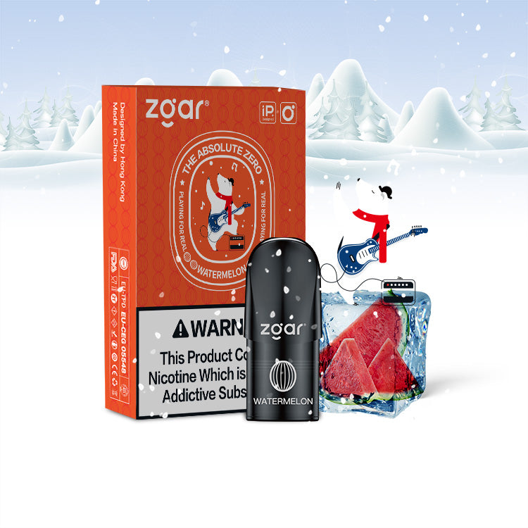 正品冰熊Zgar AZ Pod 6.0 烟弹2.0ML口味任选，三颗起售 (悦刻4/5/6/7代杆通用)