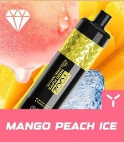 正品柚子水烟YOOZ SHISHA 14000口 DTL水晶炫彩钻石切割工艺大烟雾肺吸模式油量电量显示一次性电子烟-多口味可选