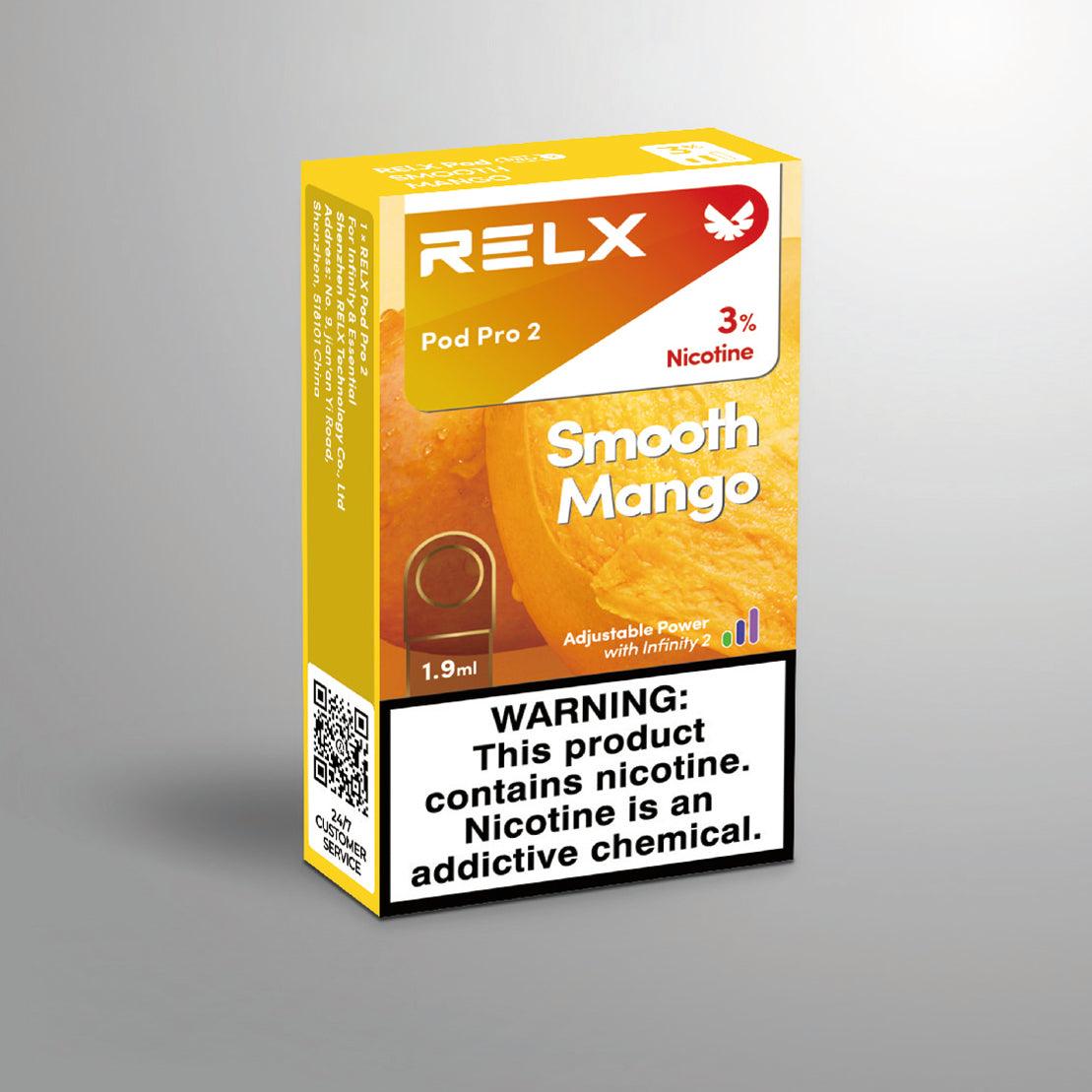 正品悦刻Relx海外版-芒果冰淇淋Smooth Mango-六代陶瓷芯