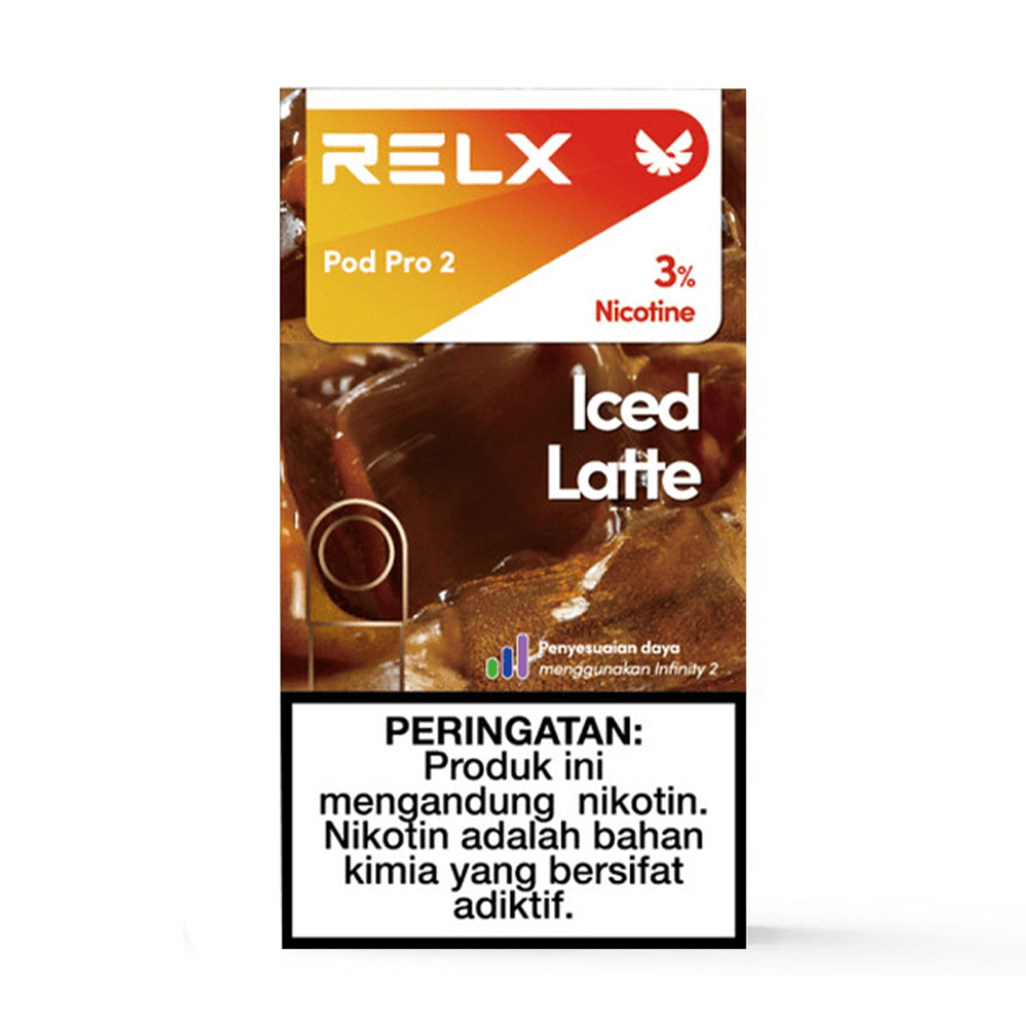 正品悦刻RELX外贸弹冰拿铁(Iced Latte)口味-单颗装三颗起售