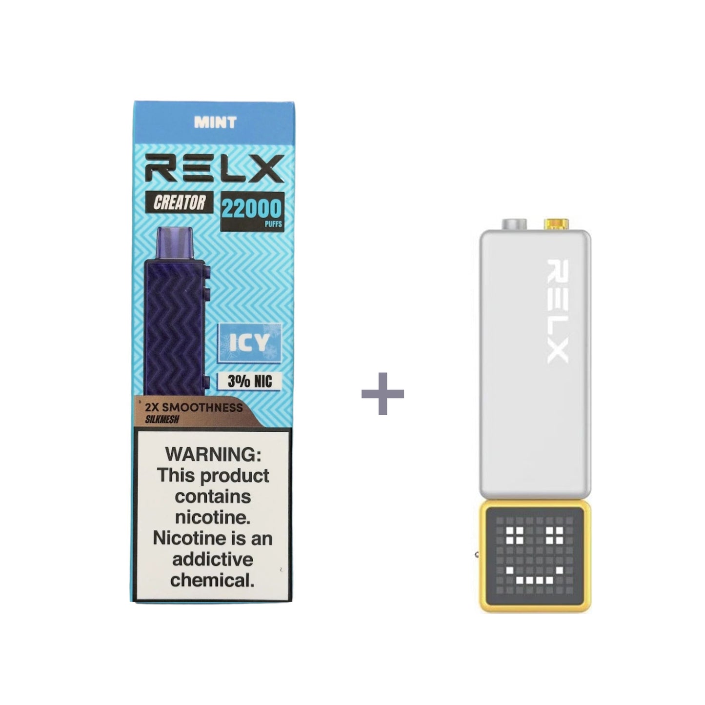 RELX Creator - Large capacity 18000 mouths - Double the richness