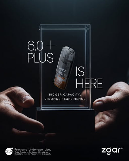 十二盒正品冰熊Zgar 6.0 PLUS超大容量3.5ML 烟弹优惠套装(悦刻4/5/6/7代杆通用) 四种口味任选