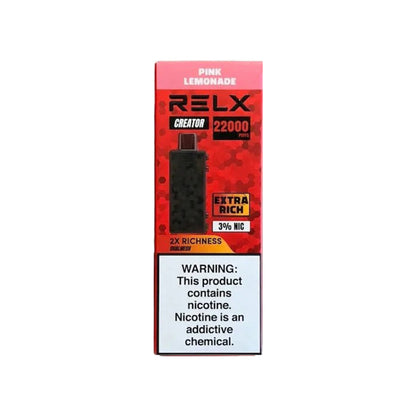 RELX Creator - Large capacity 18000 mouths - Double the richness
