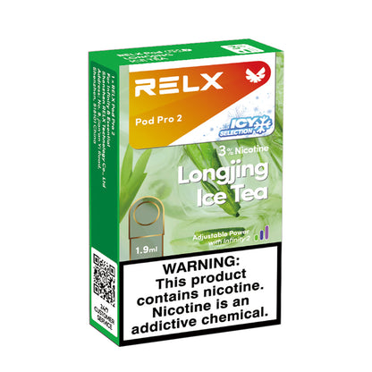 正品悦刻Relx海外版 -高凉龙井Longjing Ice Tea-六代陶瓷芯