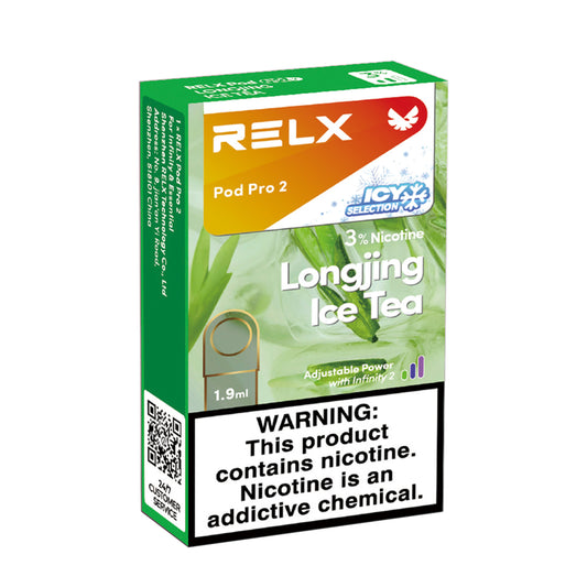正品悦刻Relx海外版 -高凉龙井Longjing Ice Tea-六代陶瓷芯