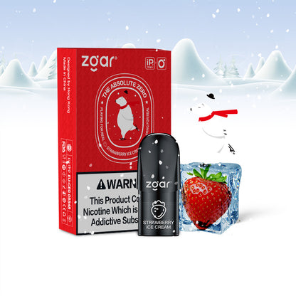 正品冰熊Zgar AZ Pod 6.0 烟弹2.0ML口味任选，三颗起售 (悦刻4/5/6/7代杆通用)