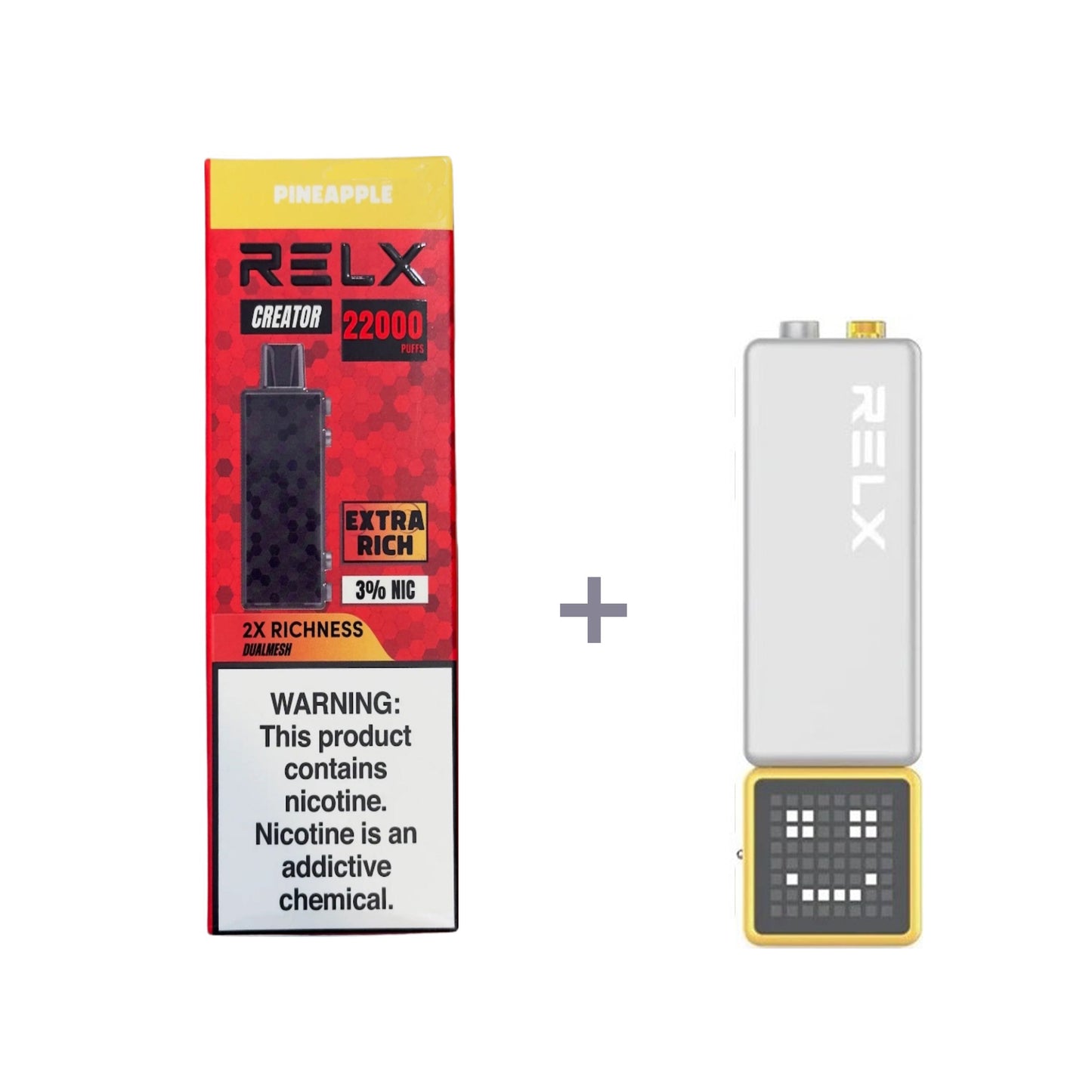 RELX Creator - Large capacity 18000 mouths - Double the richness