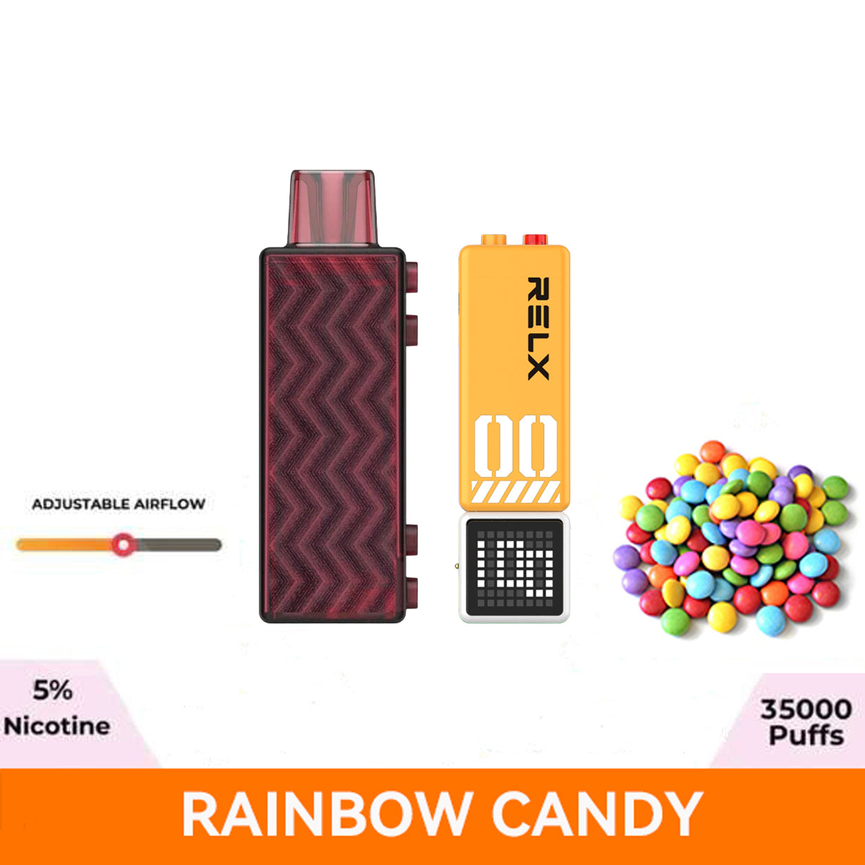 RELX Creator - Large capacity 18000 mouths - Double the richness