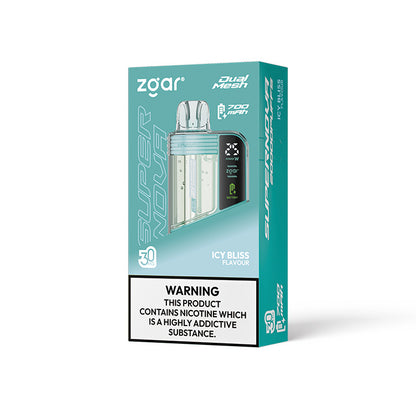 正品冰熊一次性20000口Zgar Supernova，可调火力烟阻/LED显示屏