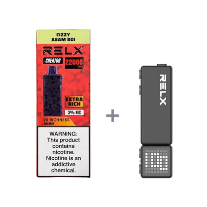 正品悦刻积木乐高RELX Creator 22000口烟弹/套装-多口味可选 (一代/二代杆弹通用） 套装2(配二代正品杆) 酸角泡沫