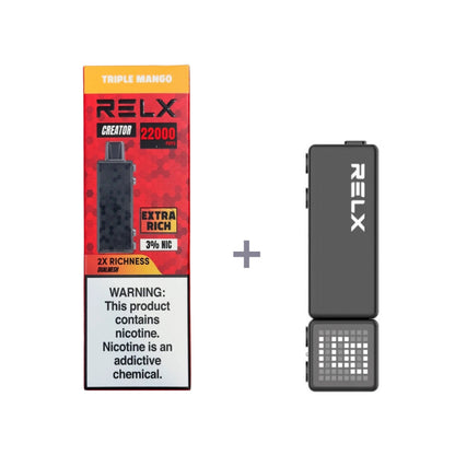 RELX Creator - Large capacity 18000 mouths - Double the richness