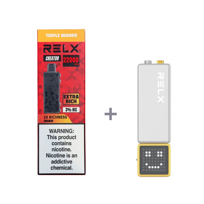 RELX Creator - Large capacity 18000 mouths - Double the richness