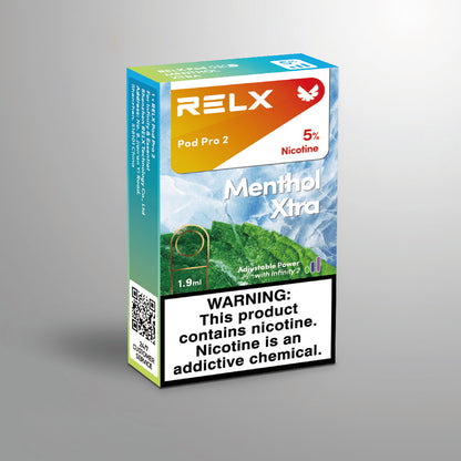 悦刻Relx新薄荷Menthol Xtra(海外第六代陶瓷芯版本烟弹)