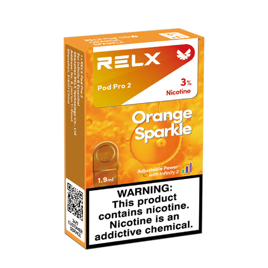 Authentic Relx overseas version - Orange Sparkle - Sixth generation ceramic core