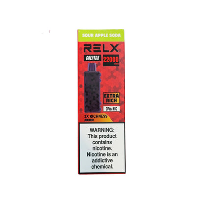 RELX Creator - Large capacity 18000 mouths - Double the richness