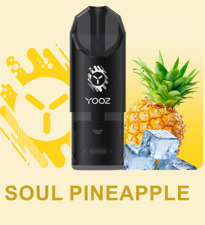 柚子YOOZ Soul Pod灵魂烟弹系列3.5ML大容量多口味可选柚子陶瓷芯通配烟弹-三颗起售
