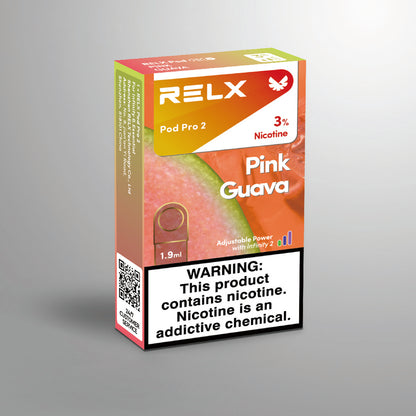 悦刻Relx 热情番石榴Pink Guava(海外第六代陶瓷芯版本烟弹)