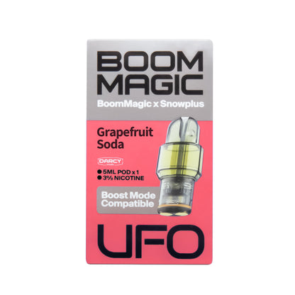 正品雪加Snowplus与Boom Magic联名款UFO超大容量5ML通配烟弹单颗装-适配悦刻4/5/6/7代烟杆-两颗颗起售