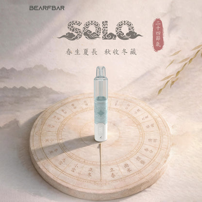 正品比熊BEARFBAR SOLO 15000口中国风二十四节气云纹主题外观AI芯片弹性数控双陶瓷芯一次性电子烟-多口味可选
