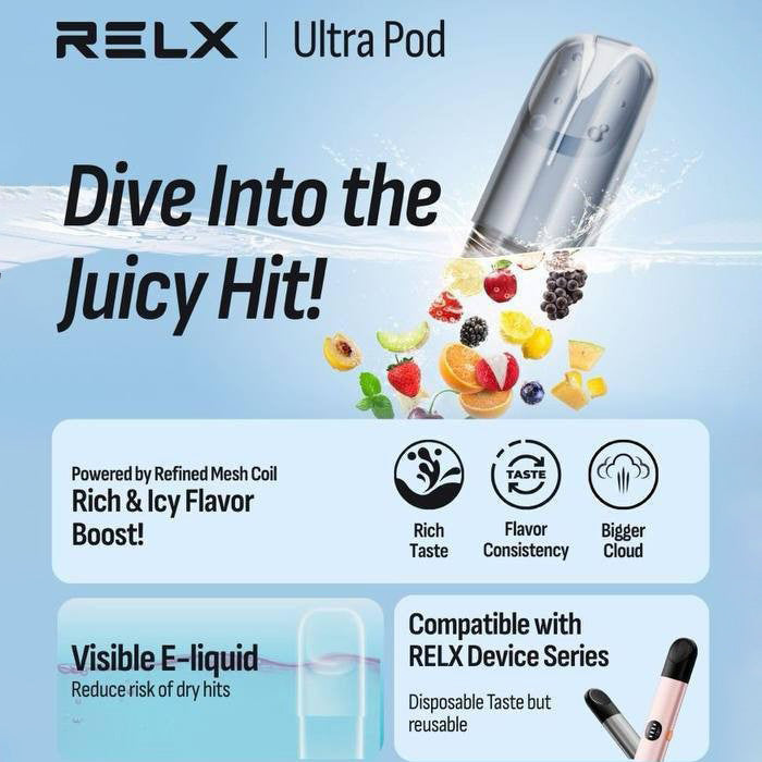 Authentic RELX overseas version - Mung Bean Ice (3 pieces) - Sixth generation