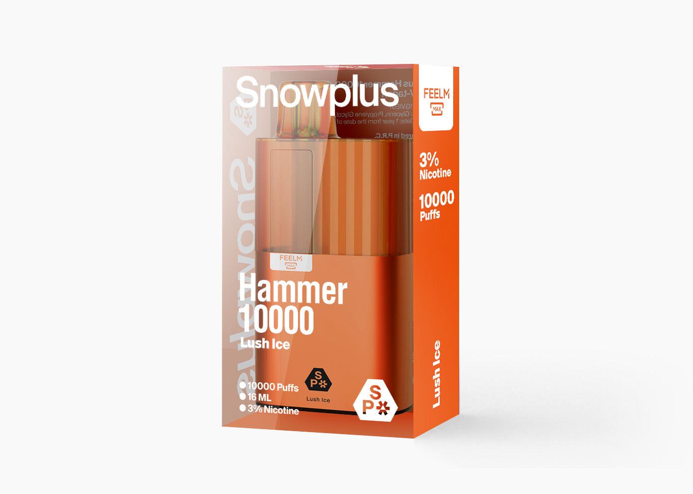 正品海外版雪茄大板砖SnowPlus 10000口 一次性15ML