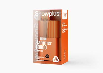 正品海外版雪茄大板砖SnowPlus 10000口 一次性15ML