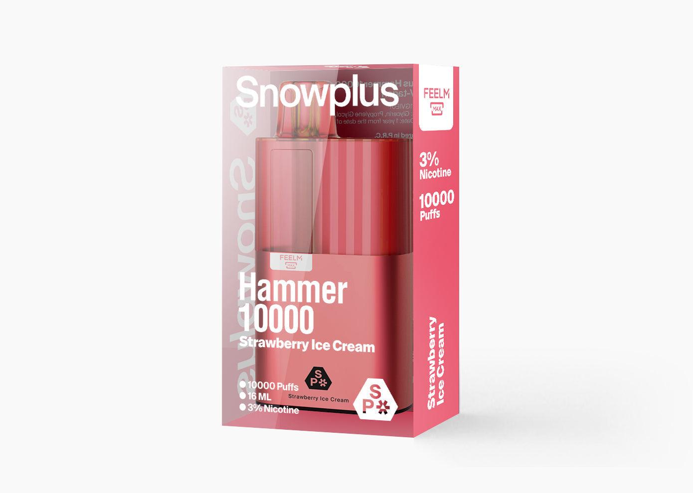 正品海外版雪茄大板砖SnowPlus 10000口 一次性15ML