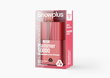 正品海外版雪茄大板砖SnowPlus 10000口 一次性15ML