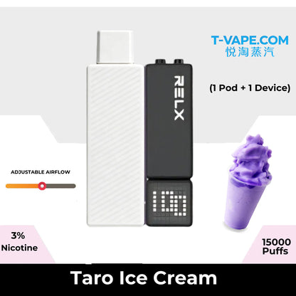 正品悦刻RELX Creator Starter Kit 15K悦刻乐高积木15000口(酷黑杆弹/黑杆白弹)可选磁吸式换弹电子烟套装-多口味可选