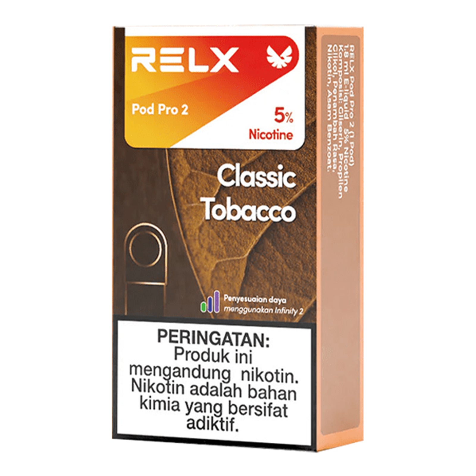 正品悦刻RELX外贸弹经典烟草(Classic Tobacoo)口味-单颗装三颗起售