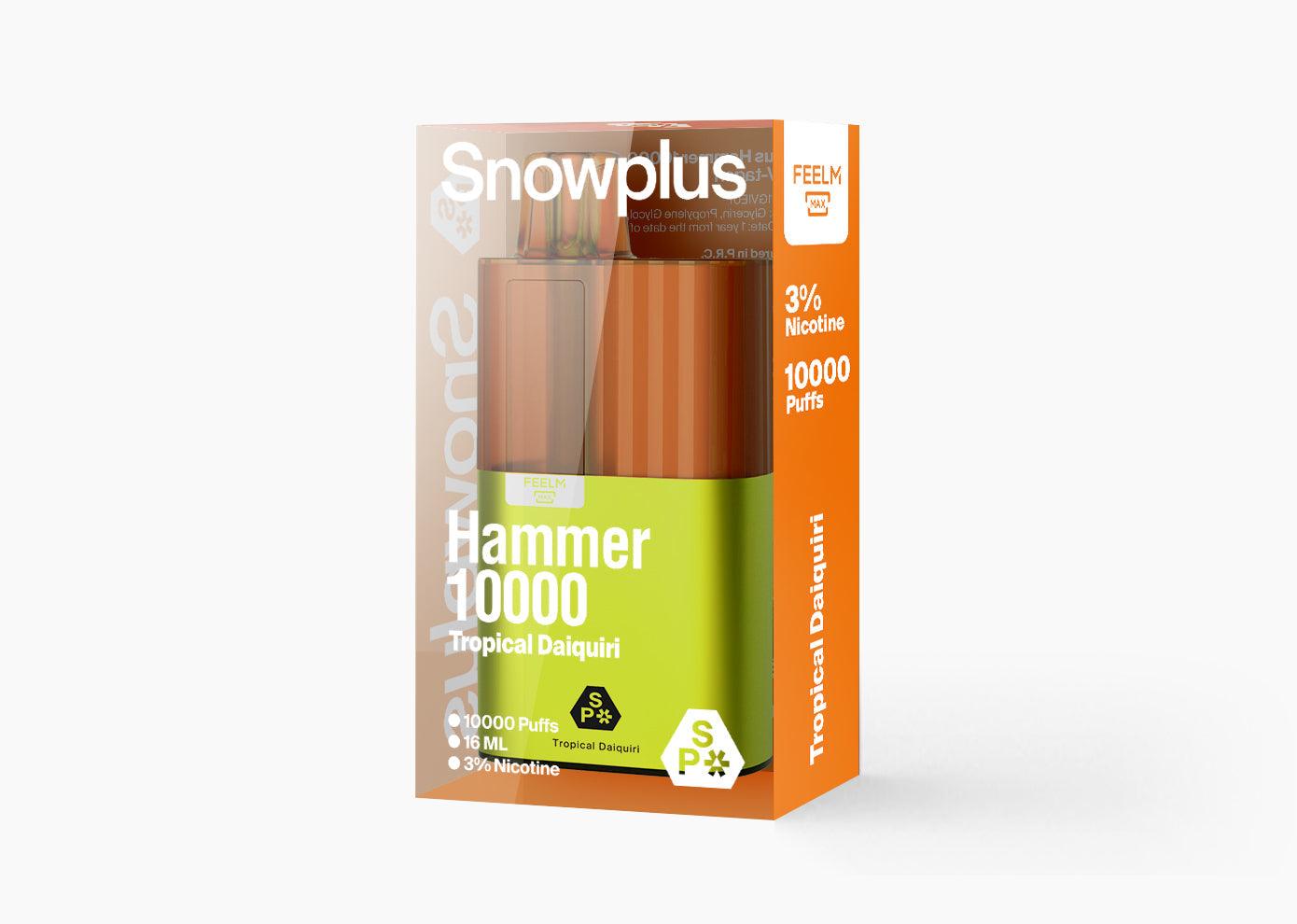 正品海外版雪茄大板砖SnowPlus 10000口 一次性15ML