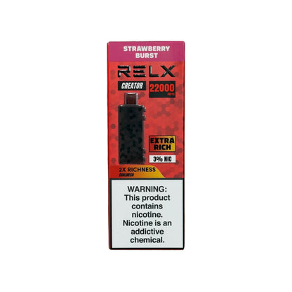 正品悦刻积木乐高RELX Creator 22000口烟弹/套装-多口味可选 (一代/二代杆弹通用） 仅烟弹 草莓风暴