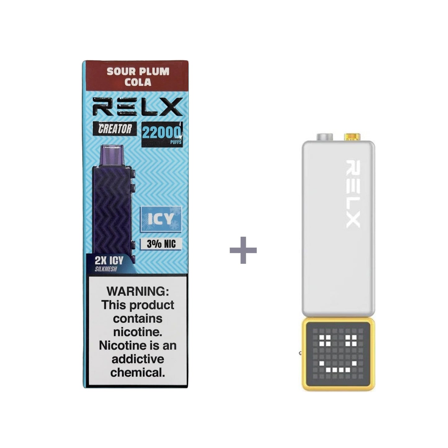 RELX Creator - Large capacity 18000 mouths - Double the richness