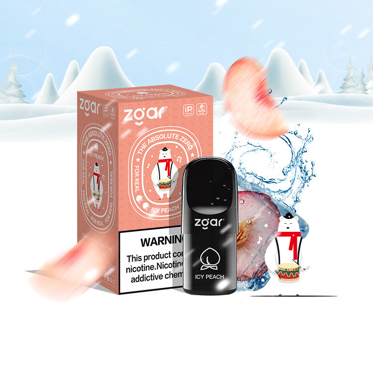 正品冰熊Zgar AZ Pod 6.0 烟弹2.0ML口味任选，三颗起售 (悦刻4/5/6/7代杆通用)