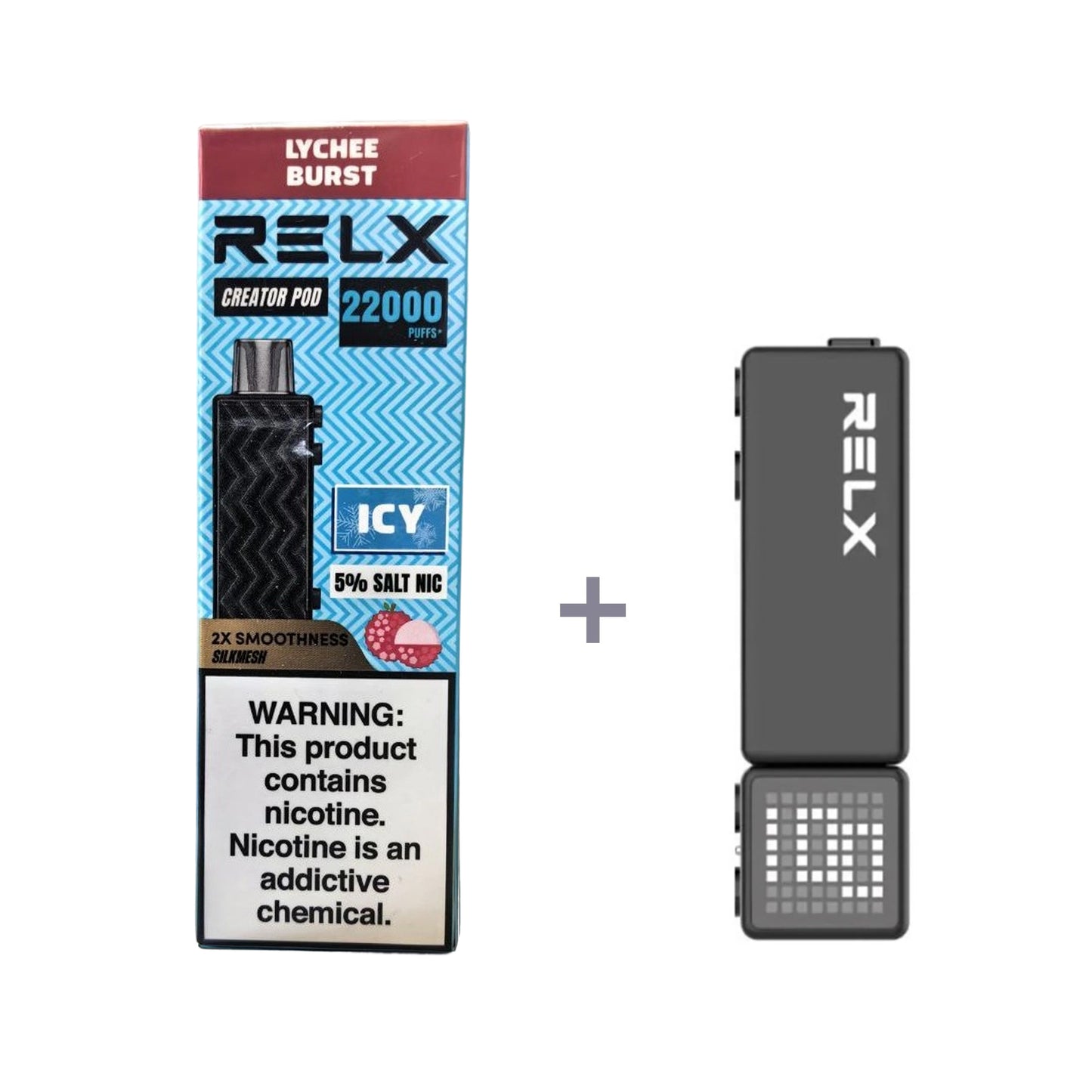 RELX Creator - Large capacity 18000 mouths - Double the richness
