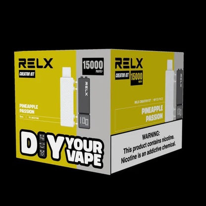 正品悦刻RELX Creator Starter Kit 15K悦刻乐高积木15000口(酷黑杆弹/黑杆白弹)可选磁吸式换弹电子烟套装-多口味可选