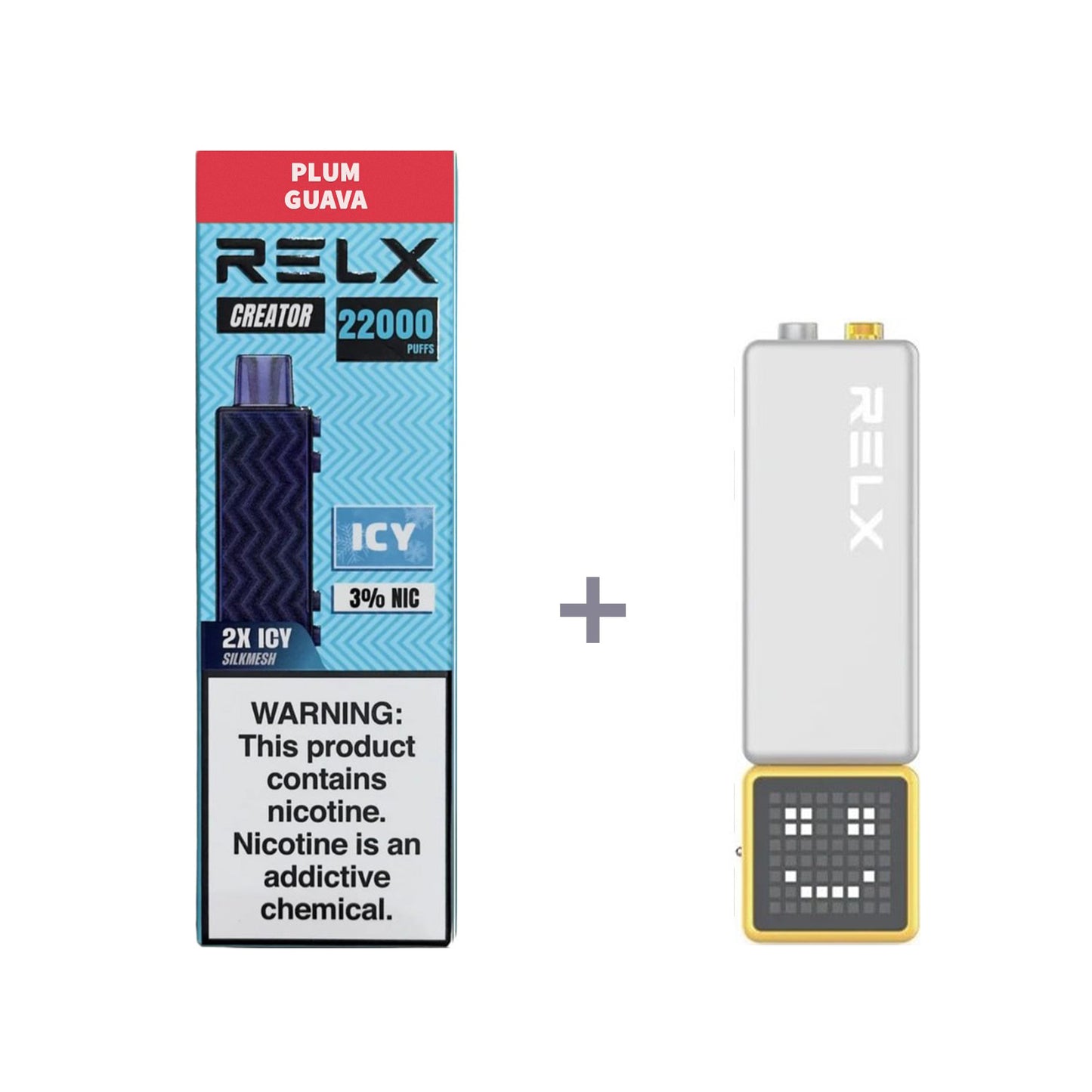 RELX Creator - Large capacity 18000 mouths - Double the richness