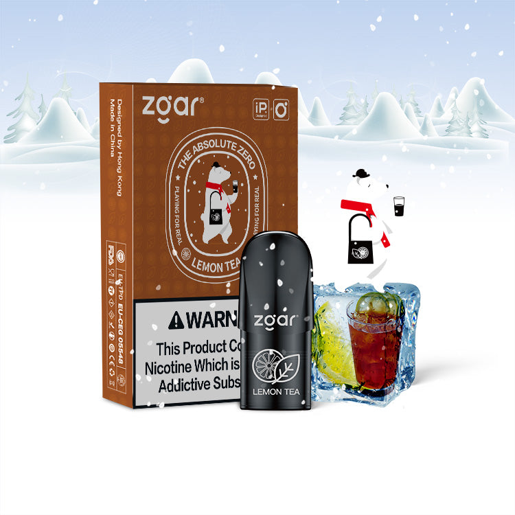 正品冰熊Zgar AZ Pod 6.0 烟弹2.0ML口味任选，三颗起售 (悦刻4/5/6/7代杆通用)