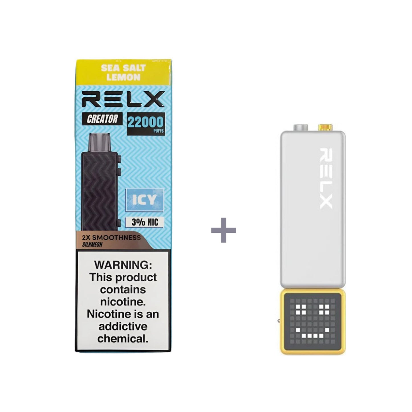 RELX Creator - Large capacity 18000 mouths - Double the richness