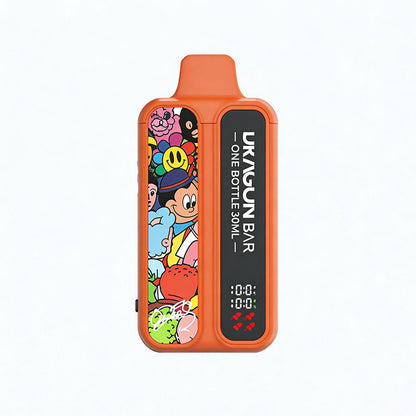 正品 Dragon Bar 龙吧阿童木动画主题30ml超大容量60000口可调功率一次性电子烟-多口味可选