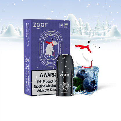 正品冰熊Zgar AZ Pod 6.0 烟弹2.0ML口味任选，三颗起售 (悦刻4/5/6/7代杆通用)