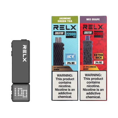 RELX Creator - Large capacity 18000 mouths - Double the richness