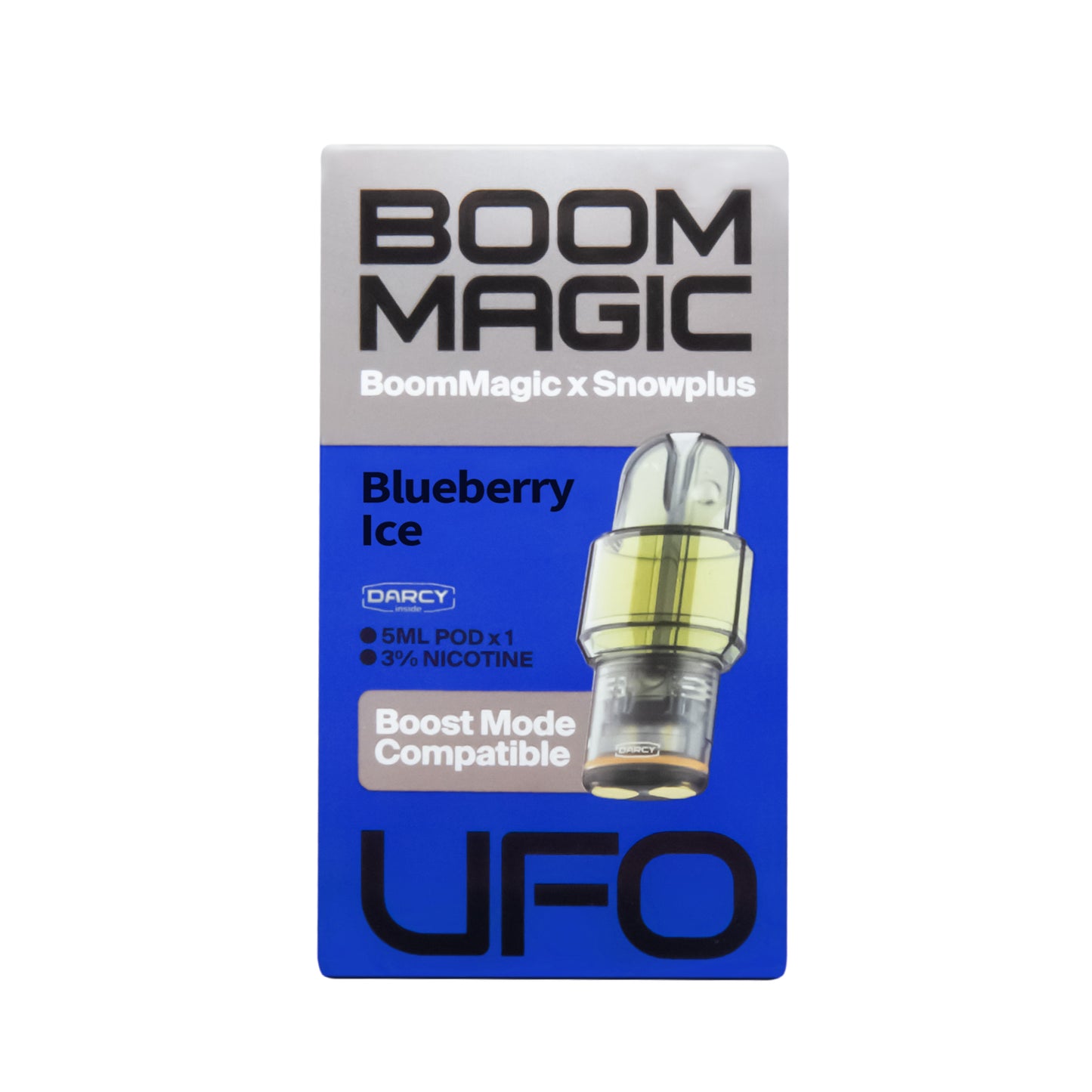 正品雪加Snowplus与Boom Magic联名款UFO超大容量5ML通配烟弹单颗装-适配悦刻4/5/6/7代烟杆-两颗颗起售