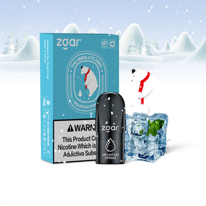 正品冰熊Zgar AZ Pod 6.0 烟弹2.0ML口味任选，三颗起售 (悦刻4/5/6/7代杆通用)